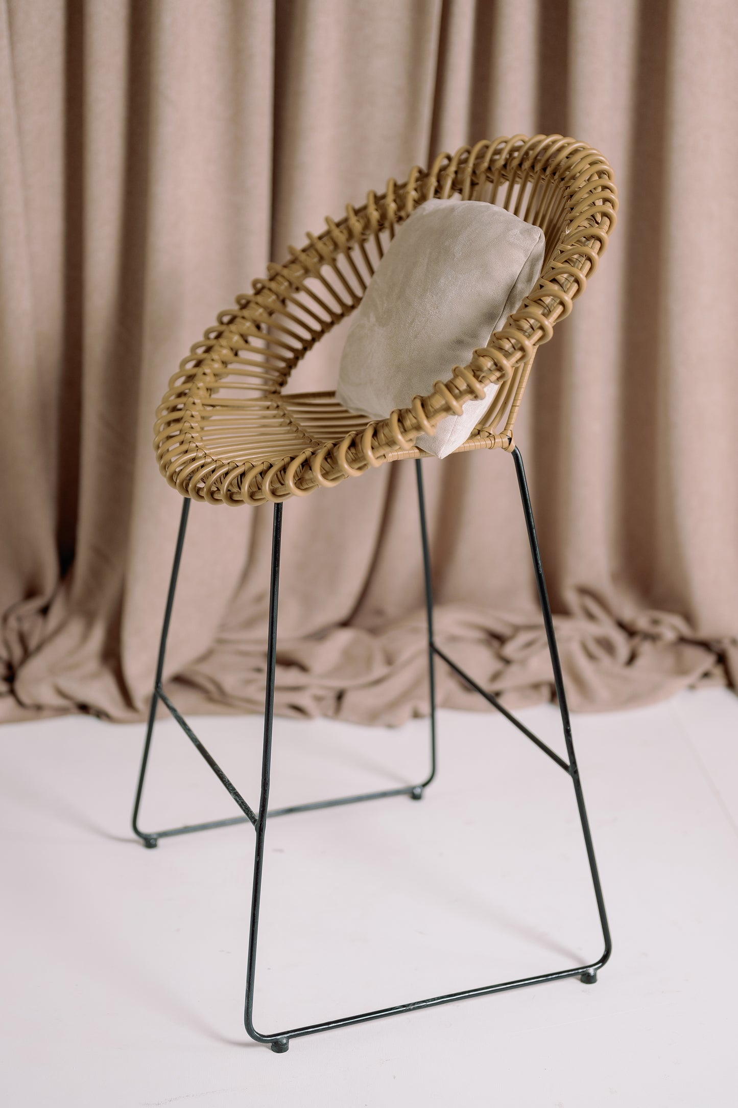 Rattan Barstool