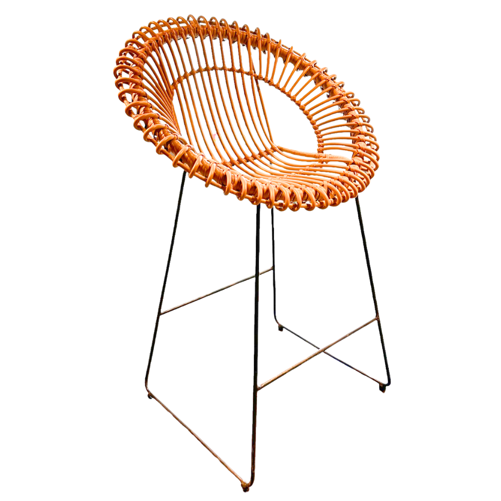 Rattan Barstool